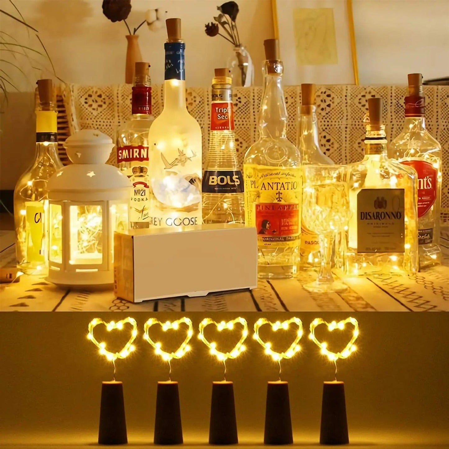 Snowstar™ – LED Bottle Cork String Lights | Holiday Collection