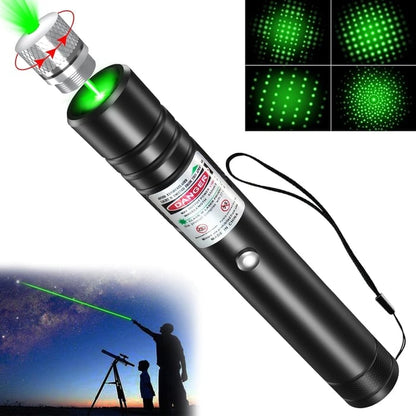 Rot-grünes Laserlicht für festliche Außenbeleuchtung