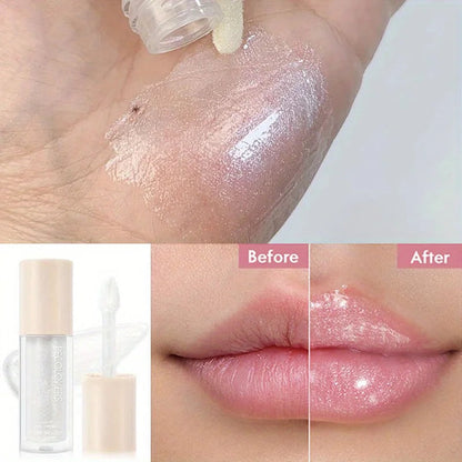 Transparenter Glanzlippenstift für strahlenden Glanz