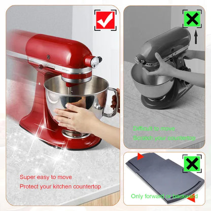 MixerMat™ - Move your mixer easily and quietly!
