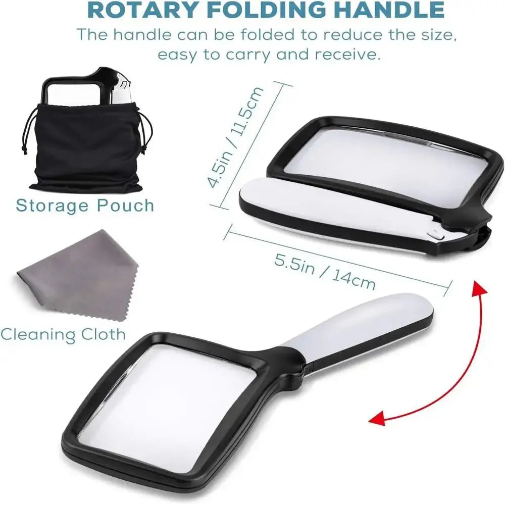 ClarityLite™ - LED-Handlupe für einfaches Lesen