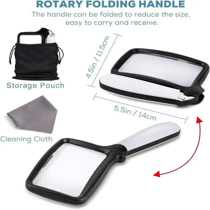 ClarityLite™ - LED-Handlupe für einfaches Lesen