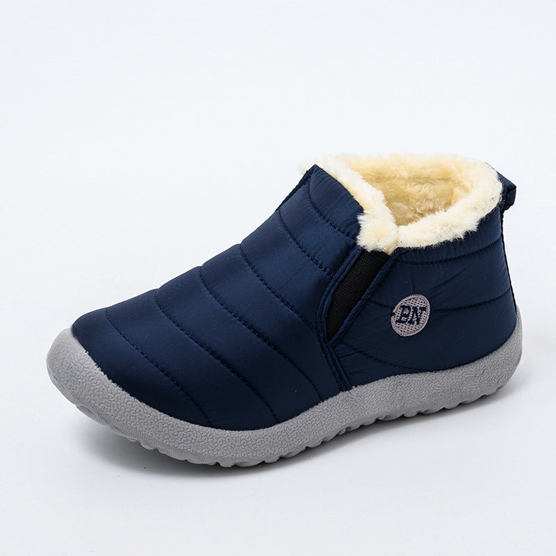 Ebeek™ Winter Female Slip On Flat Casual Shoes Waterproof
