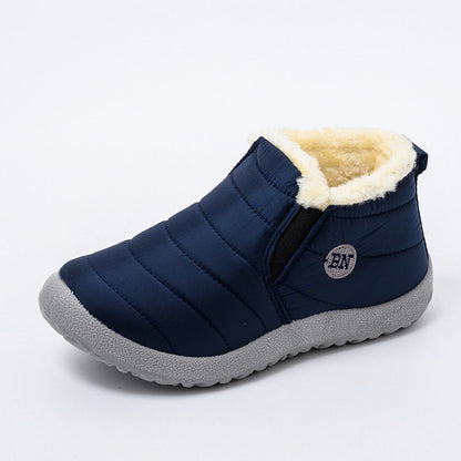 Ebeek™ Winter Female Slip On Flat Casual Shoes Waterproof
