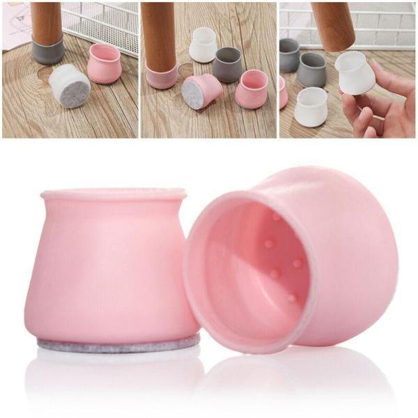 SwiftlyGlide™ | Silicone Table and Chair Leg Protectors [2+2 Free]