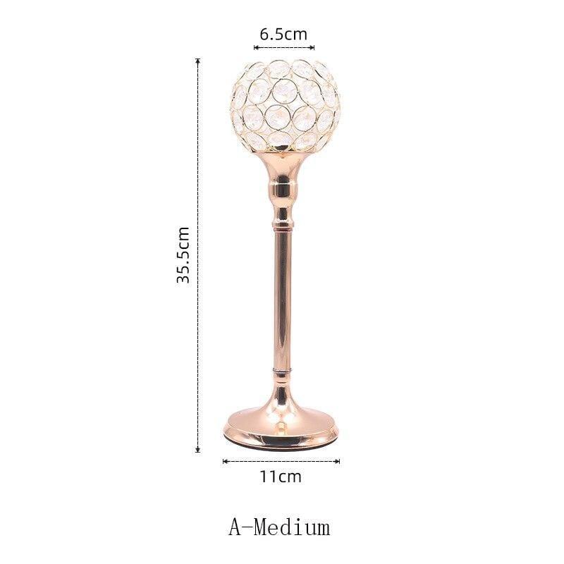 Vintage Metallkerzenhalter Mittelstück für elegante Dekoration