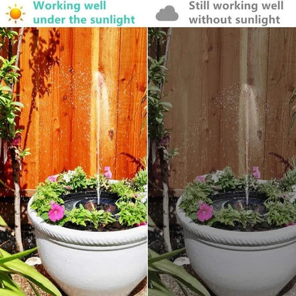 SunLuxe - Solarbetriebener Sofortbrunnen für mühelose Gartenoase