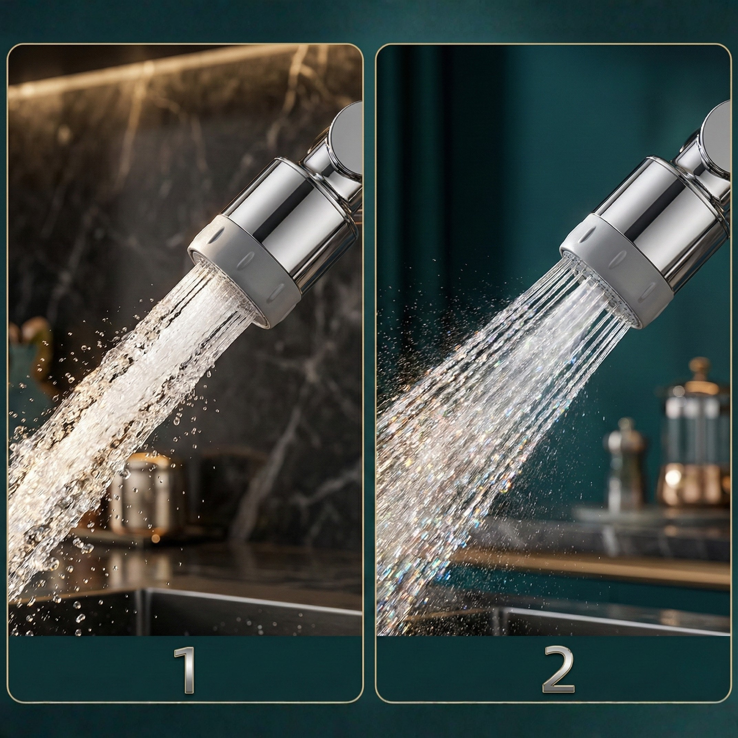 FlowMaster - Steuern Sie Ihr Spülwasser mit spritzfreiem 1080° Rotationskontrolle
