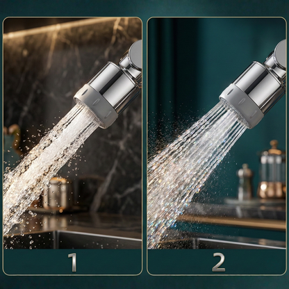 FlowMaster - Steuern Sie Ihr Spülwasser mit spritzfreiem 1080° Rotationskontrolle