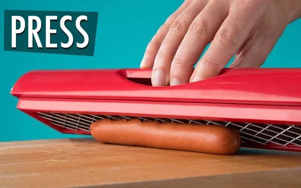 WienerDinner™ - Schneller Knuspriger Hot Dog Maker