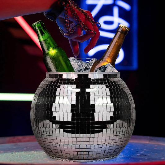 Retro Discokugel-Eiseimer für Party und Home-Bar-Deko