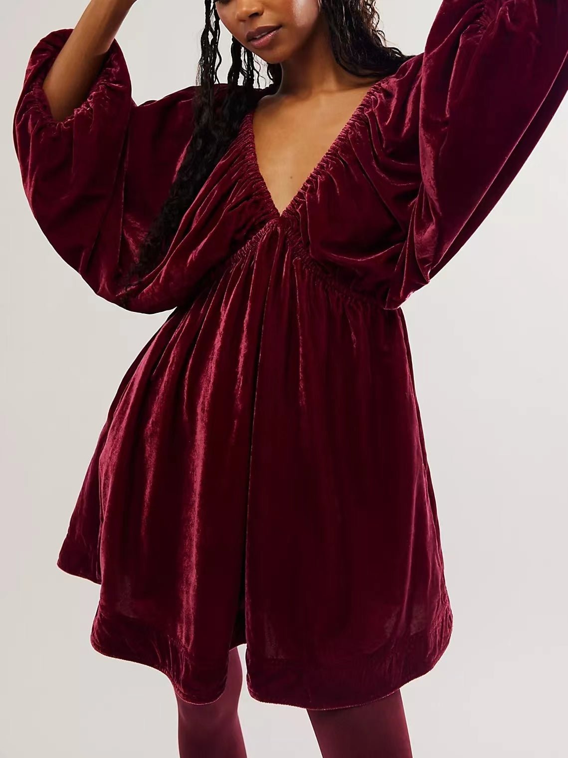 Velvet Vibe™ | Velvet mini dress