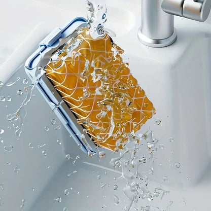Hygienische Seifenschale und Schaumnetz-Kombination für schnelles Trocknen und Seifenersparnis
