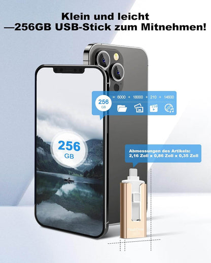 UniCharge™ | 4 in 1 Universal USB Flash Drive - Never run out of storage space again!