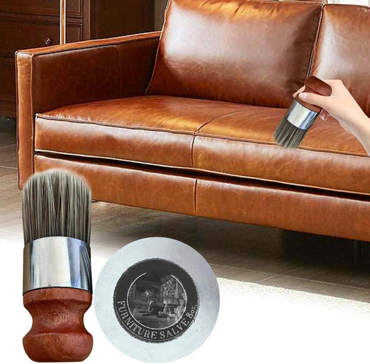 WiseShine™ - Brush for leather furniture care