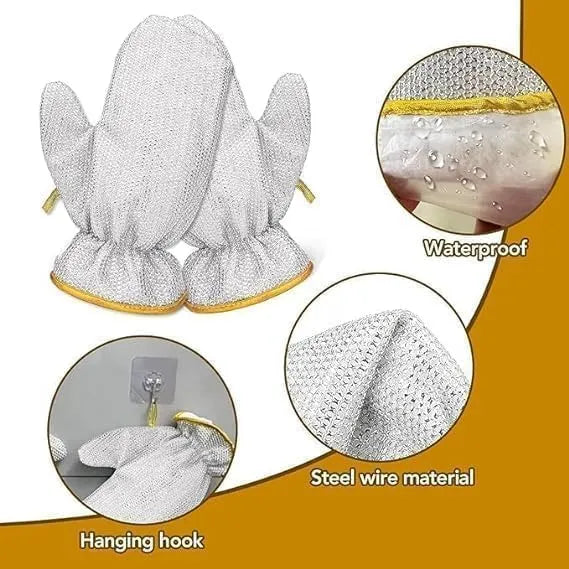 1+1 GRATIS | CleanGuard™ - Wasserdichte Alu-Geschirrspülhandschuhe [Letzter Tag Rabatt]