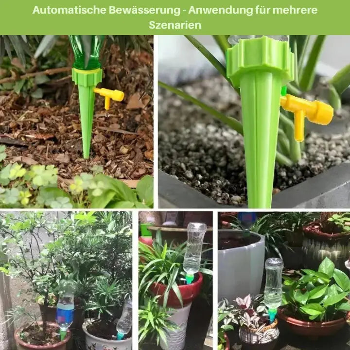 AquaGrow™ - Verstellbare Selbstbewässernde Pflanzenspitzen