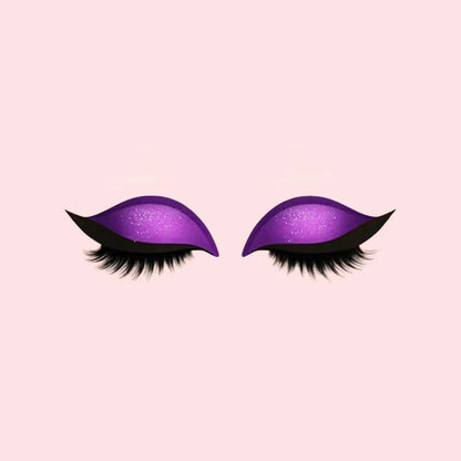 3-in-1 Lidschatten-, Eyeliner- und Wimpernaufkleber-Set für sofortigen Glamour