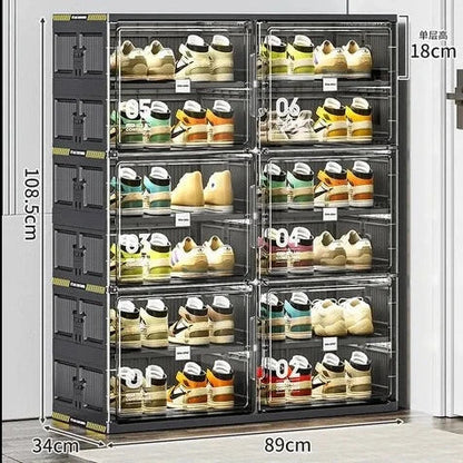 Platzsparender Schuhorganizer stapelbares Regal