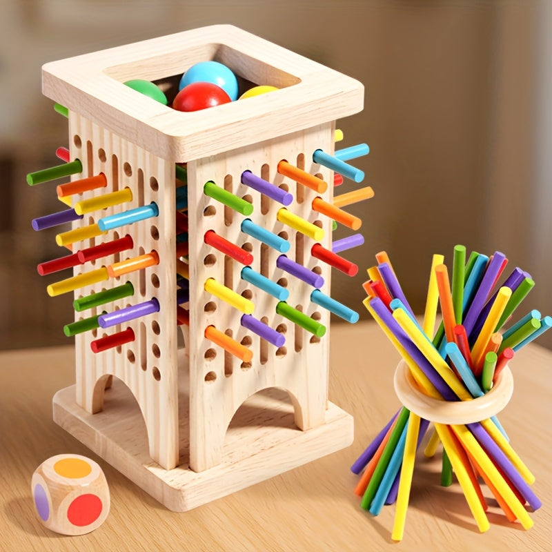 50% RABATT | Milos Zauberturm – Dreifach-Holzspielset [Letzter Tag Rabatt]