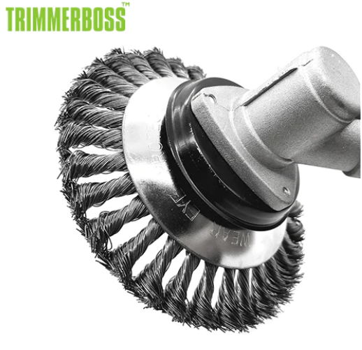 TrimmerBoss™ | Robust metal cutting head for grass trimmers