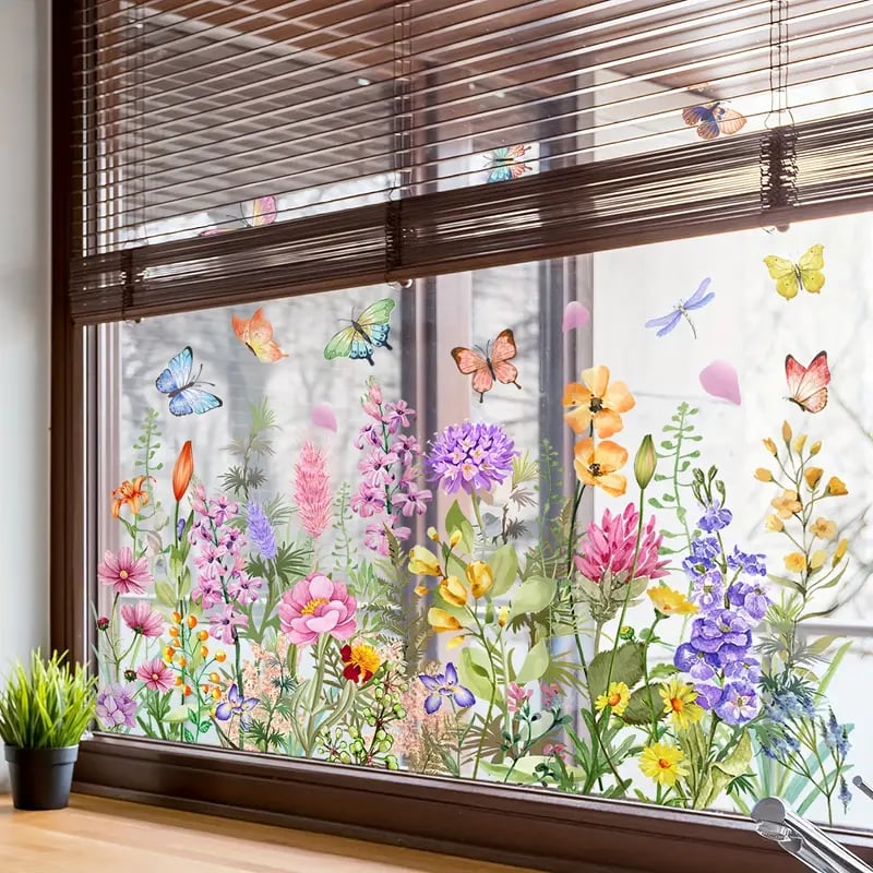 Petaluxe™ | Colorful flower stickers for your window!