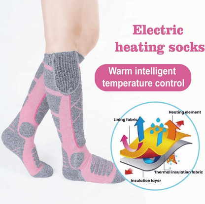 Nolan™ - Wiederaufladbare beheizbare Socken für ganztägige Wärme