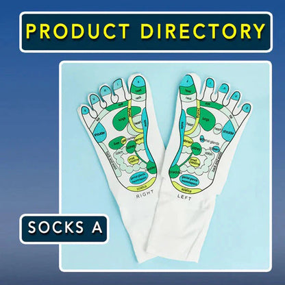 Komfort Fit Akupressur Reflexzonen Massage Socken Set