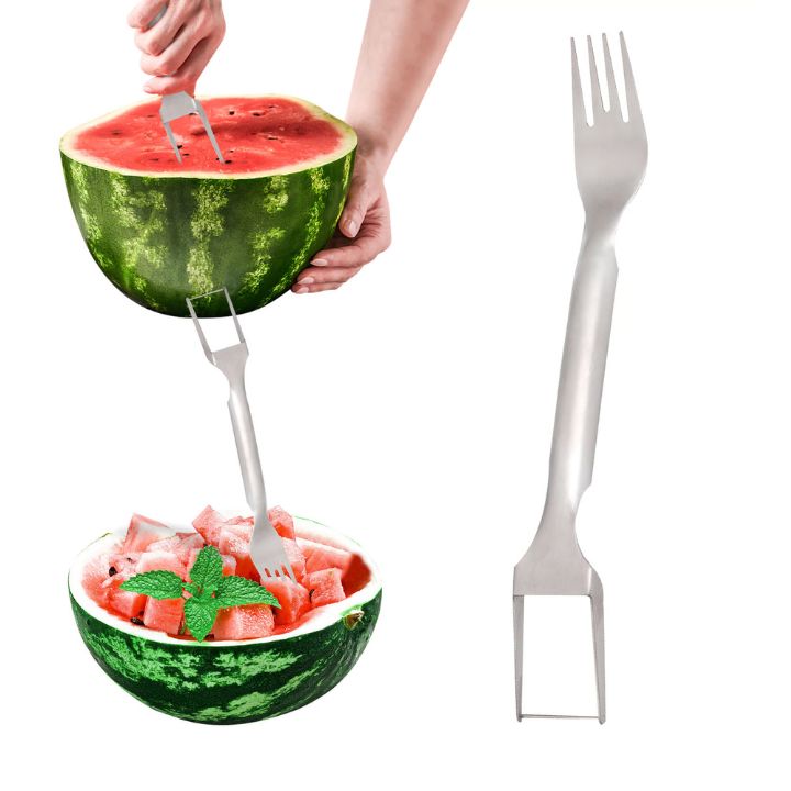 FruchtPro™ | 2-in-1 stainless steel fruit cutter