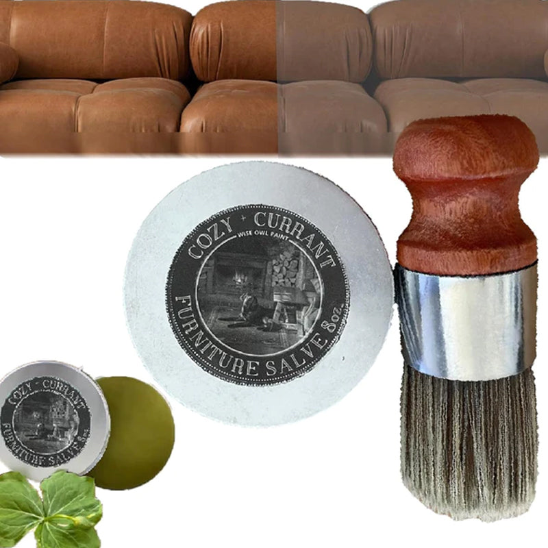 WiseShine™ - Brush for leather furniture care