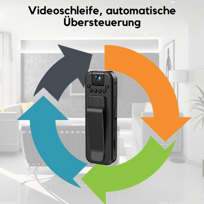 Kompakte 1080p Mini-Kamera für klare Reise- und Alltagsmomente