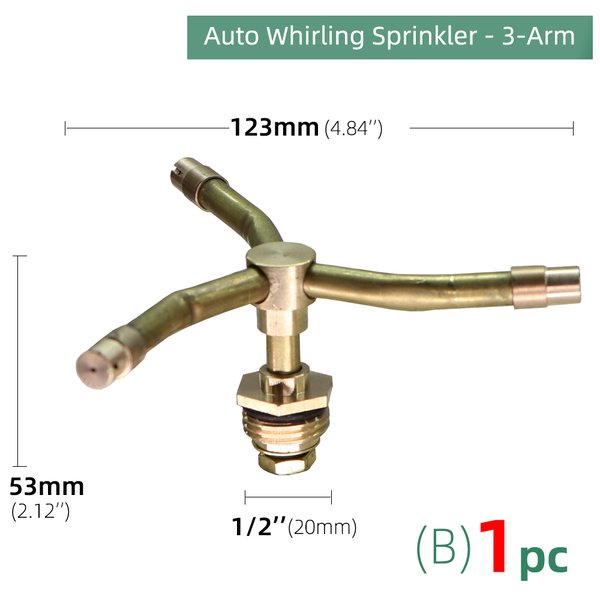 AquaSpin™ - 3/4 Arm Drehspender