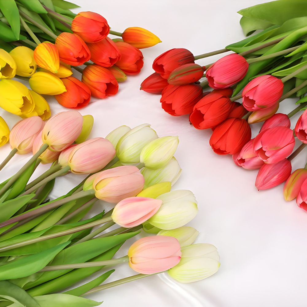 BloomAura - Lebendige Tulpen, die ohne Wasser frisch bleiben und nicht welken