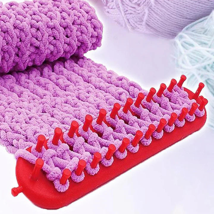 KnitMaster™ - Handlicher Webrahmen für kreative Strickprojekte