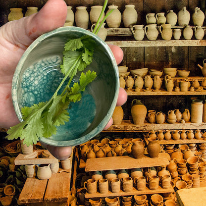 HerbMaster™ – Handcrafted Ceramic Herb Stripper