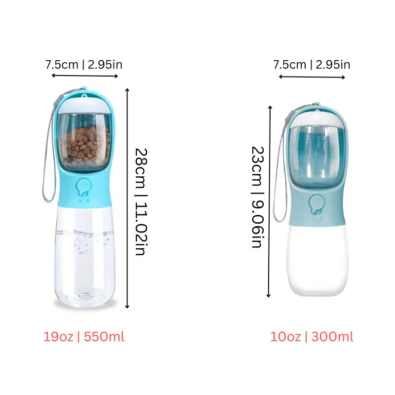 Furlo™ PawSip - Tragbare Wasser- und Futterflasche für Haustiere