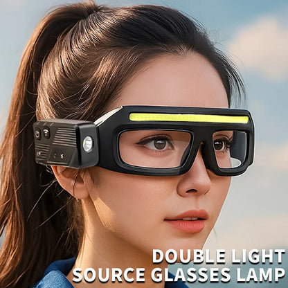 LumaGuard™ - Wiederaufladbare LED-Sicherheitsbrille für Außenbereich & Arbeit