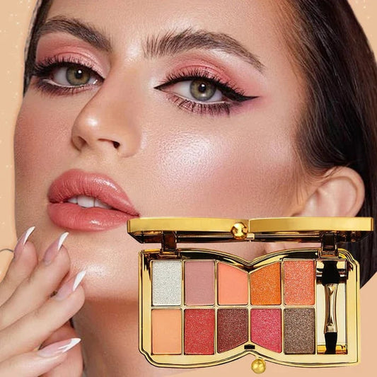 ShimmerGlam™ | 10 Colors Sparkle Shimmer Eyeshadow Palette