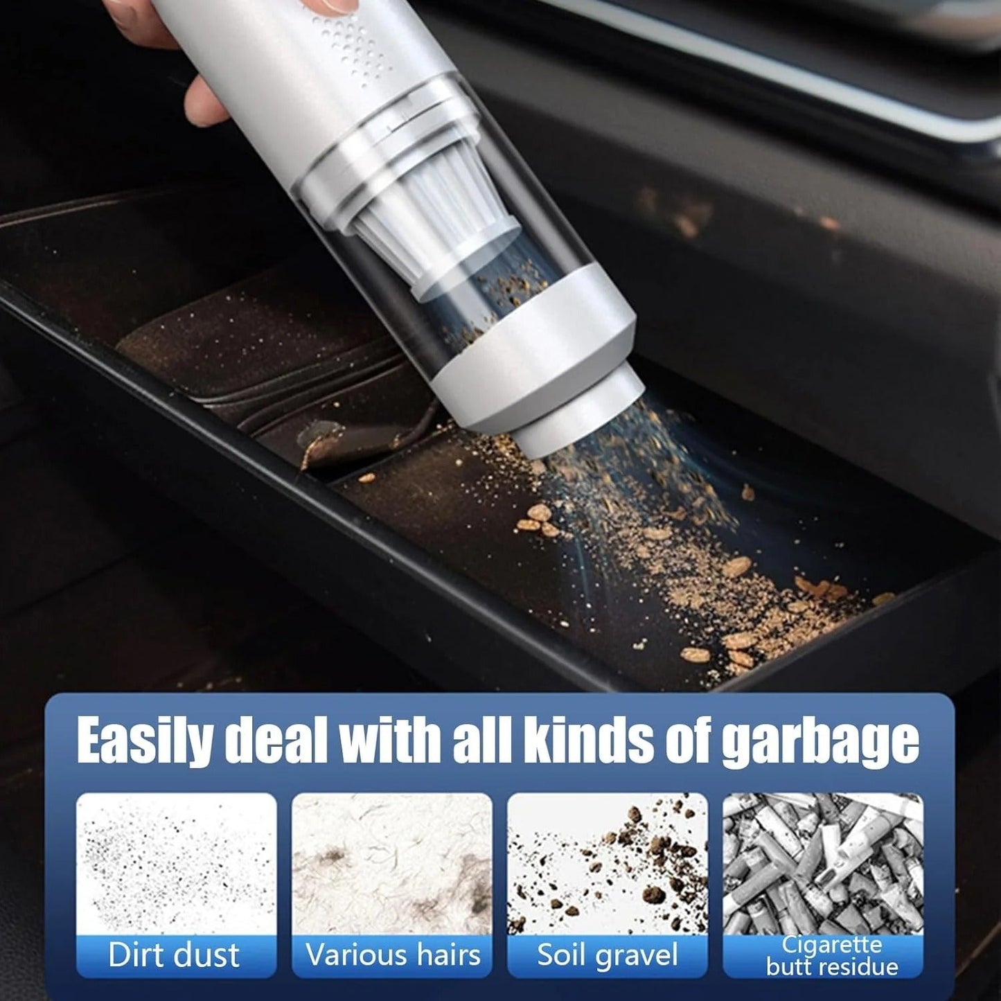 HandVac™ - Kabelloser Handstaubsauger mit zwei Betriebsmodi