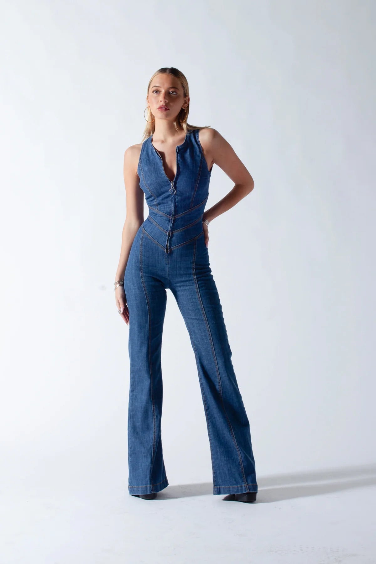 RetroDen™ Jumpsuit with Hearts 【Last Day Discount】 