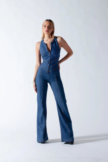 RetroDen™ Jumpsuit with Hearts 【Last Day Discount】 