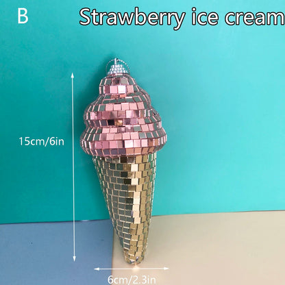 Retro Disco Eiscreme Wandkunst Dekor