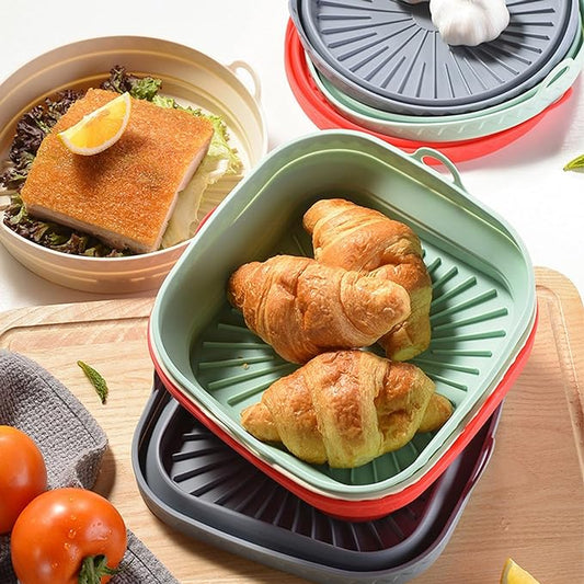 Globetrek™ | SiliconePan - Reusable silicone pan for the air fryer!