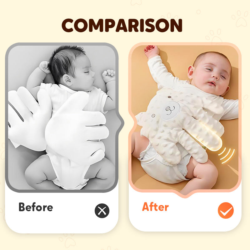 Beruhigende Schlafhandfläche für Babys für erholsamen Schlafkomfort