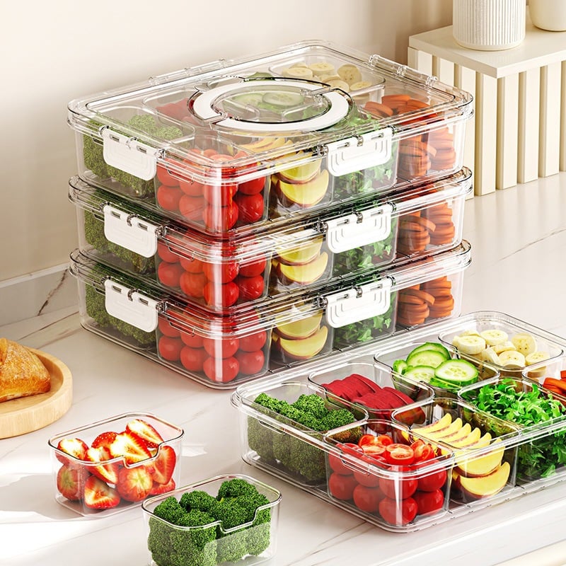 SnackEase™ - Tragbare Snackbox mit sicherem Deckel