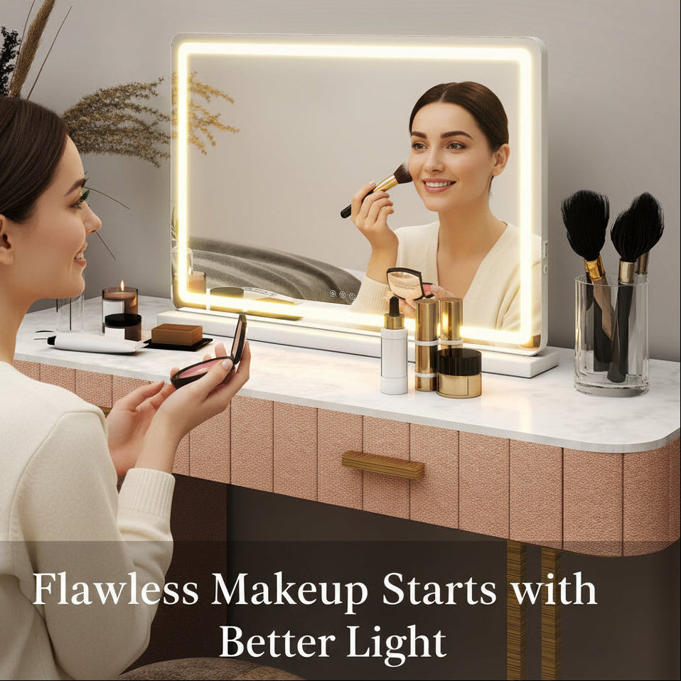 GlowLux - Ideale Beleuchtung für perfekte Make-up-Ergebnisse jedes Mal