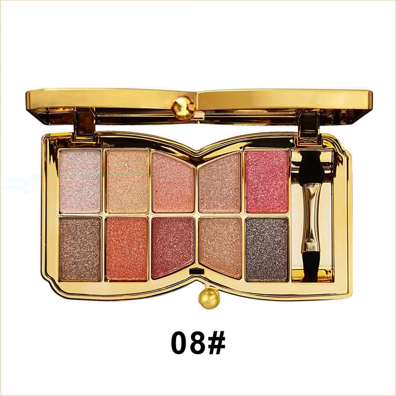ShimmerGlam™ | 10 Colors Sparkle Shimmer Eyeshadow Palette