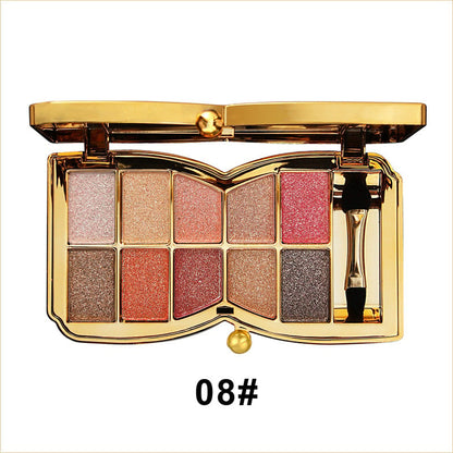 ShimmerGlam™ | 10 Colors Sparkle Shimmer Eyeshadow Palette