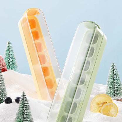 Flexible Silikon-Eiswürfelschalen für einfaches Eiswürfeln zu Hause