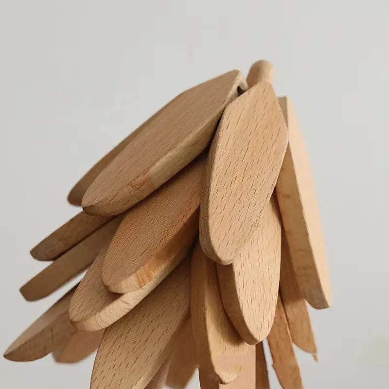 Coastree™ | Wooden Tree Folding Coaster Set 
